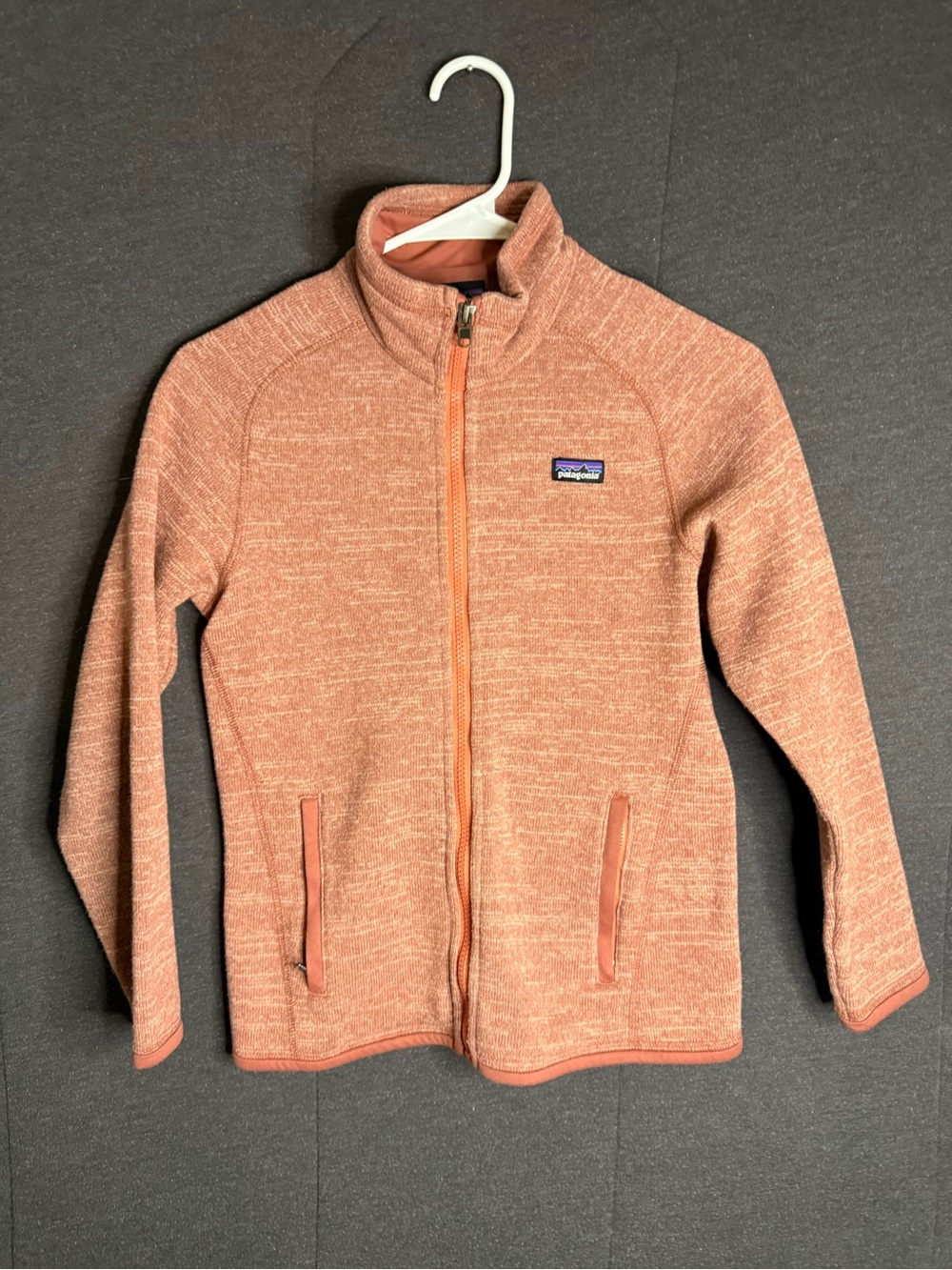 Patagonia Kids' Peach Full-Zip Fleece Jacket